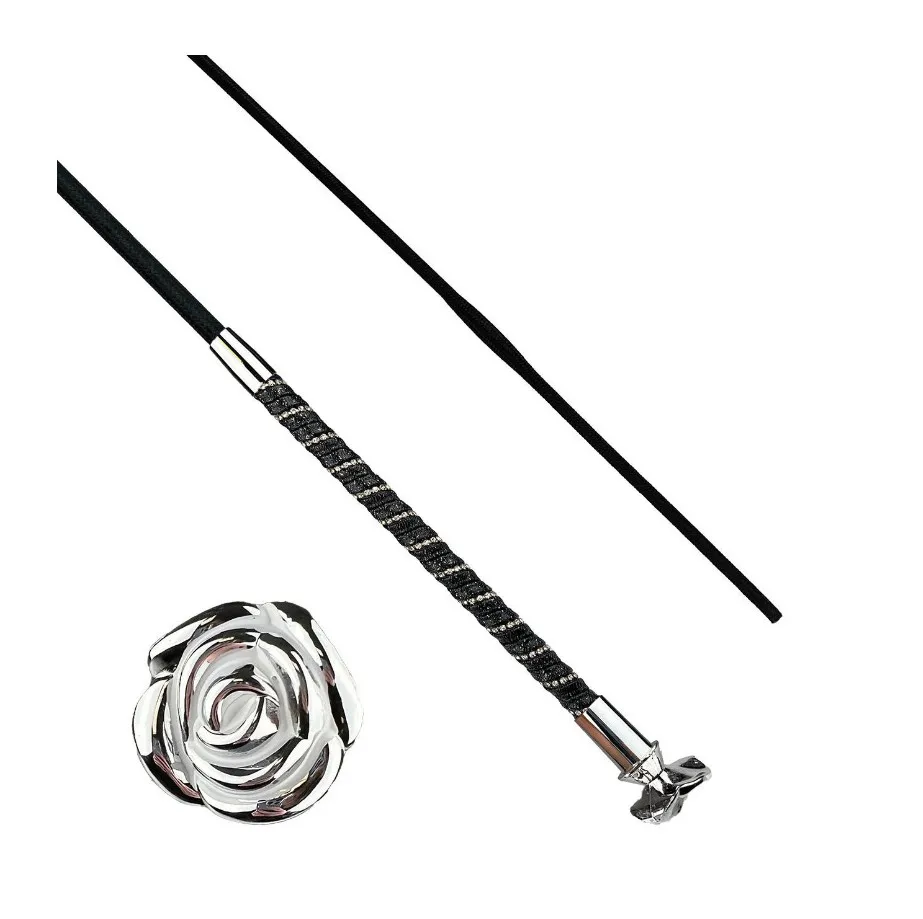 Хлыст Horsenjoy Rose выездковый черный 110 см