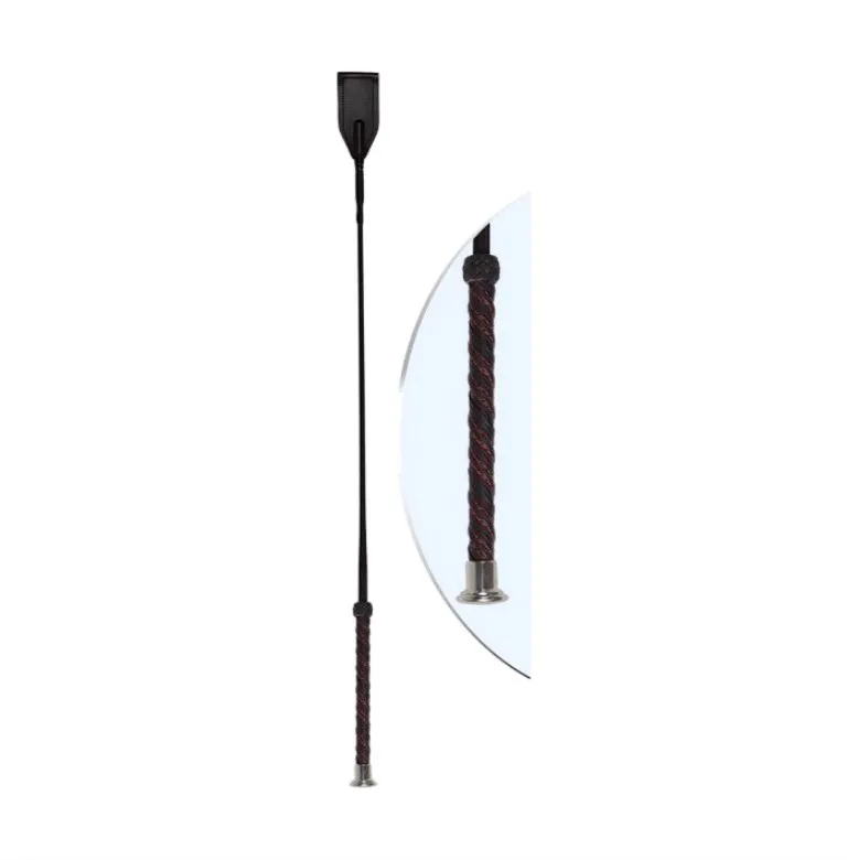 Хлыст York Duo конкурный черный 65 см