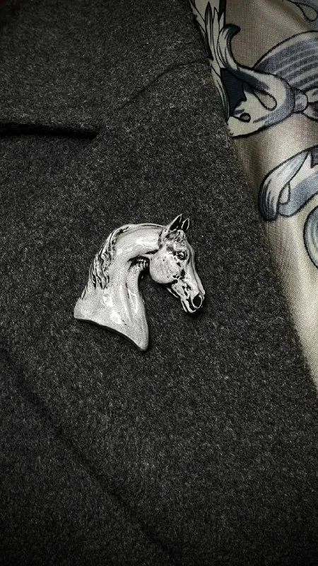 Брошь Араб серебро (имитация)