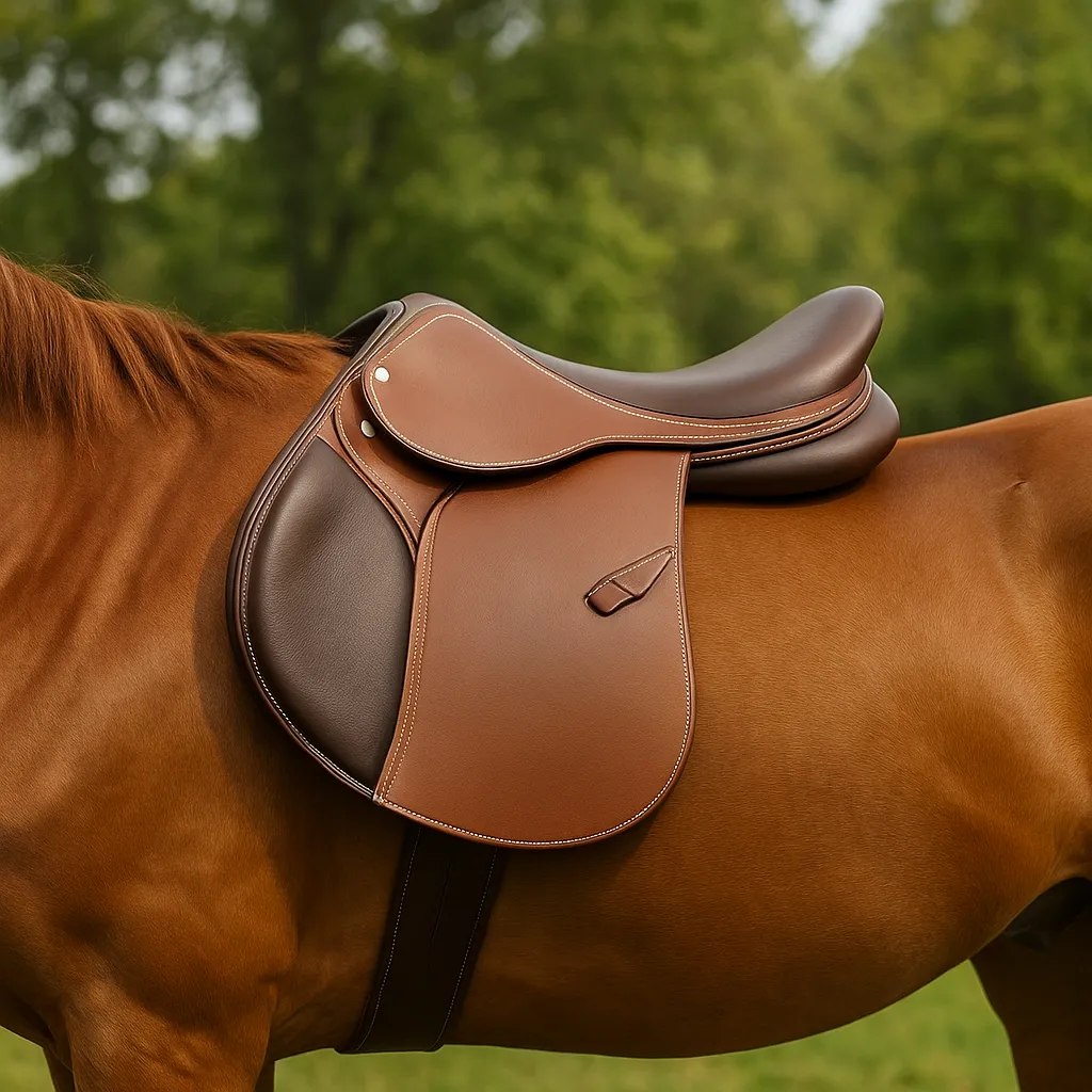 Конкурное седло Колумбус HorsePlanet (18, Коричневый)