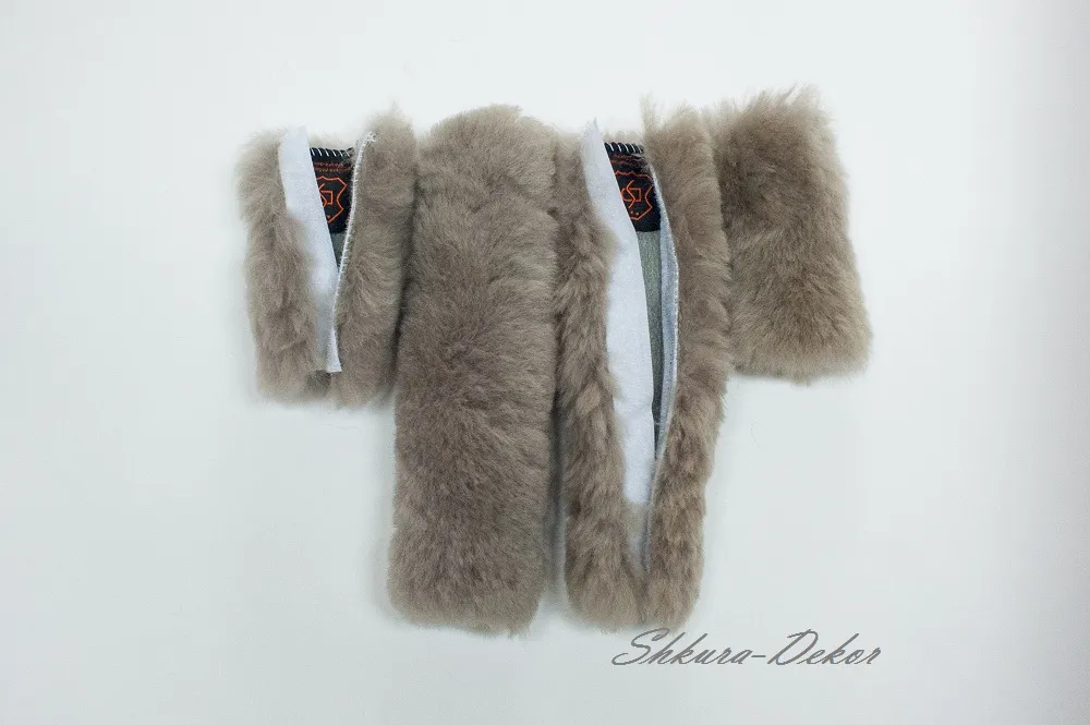 Меховушка на уздечку чулком