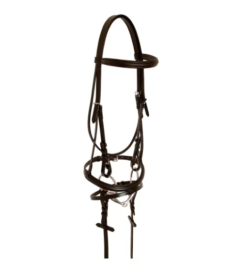 Оголовье York Anisa трензельное черное Cob