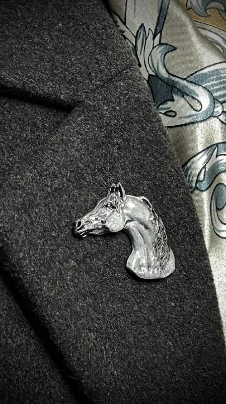 Брошь Араб серебро (имитация)