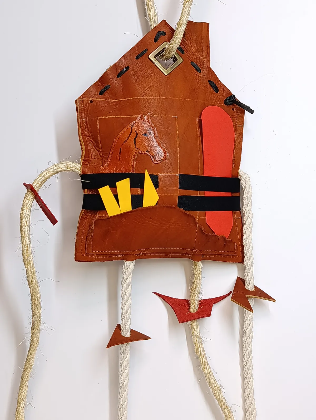 Игрушка для лошади в денник - Конюшня С элементами DIY Рыжий Конь