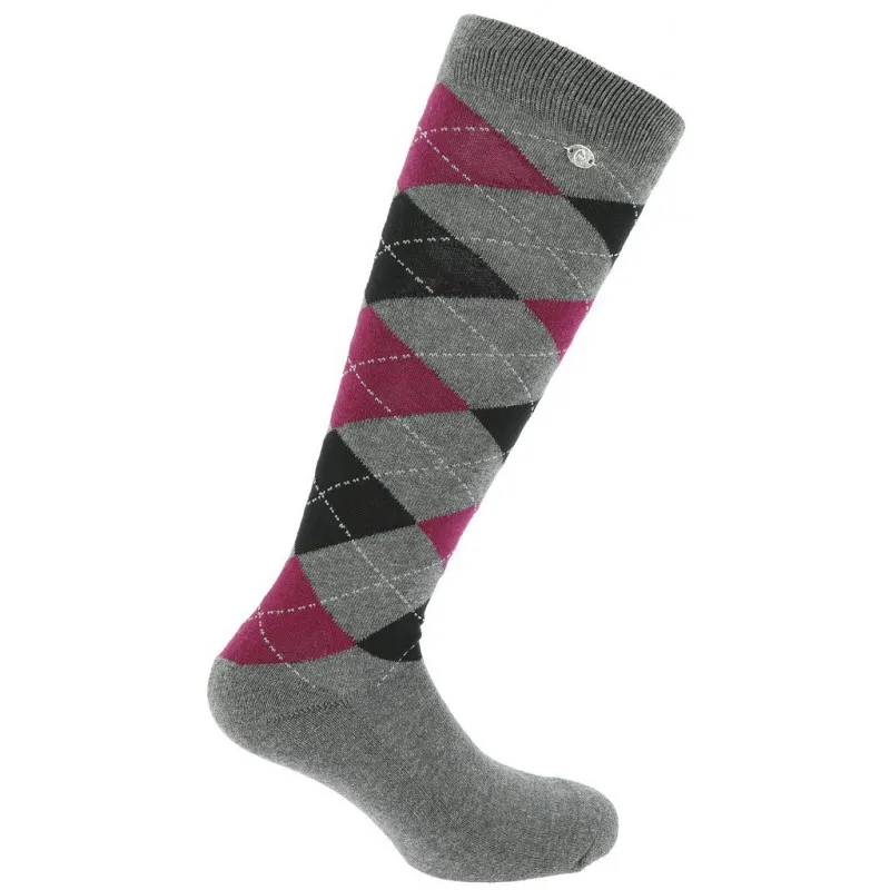 Гольфы “Argyle” (39-41, голубой )