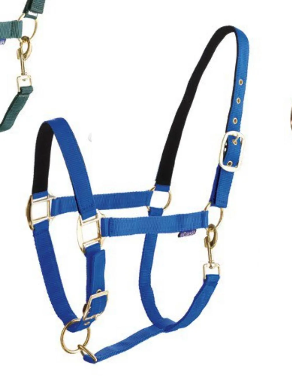 Недоуздок нейлон с подложкой Tattini синий FULL