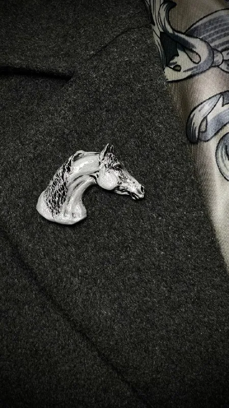 Брошь Араб серебро (имитация)