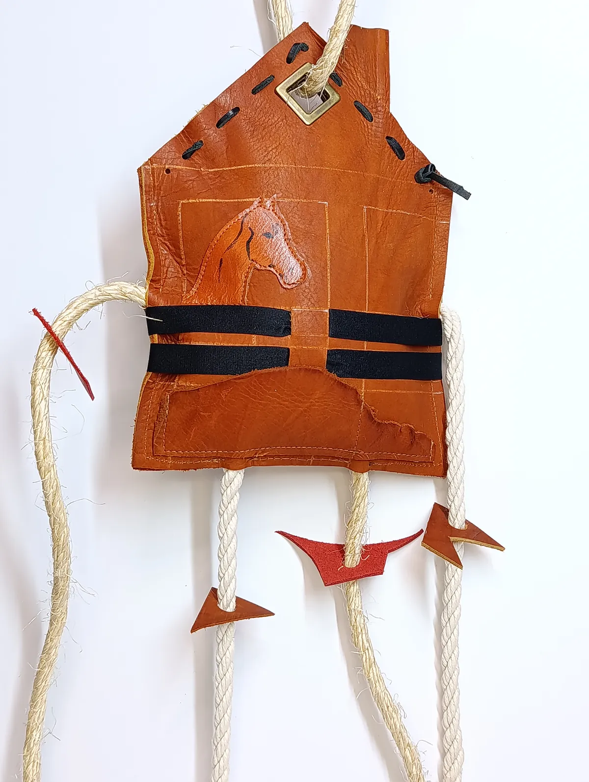 Игрушка для лошади в денник - Конюшня С элементами DIY Рыжий Конь