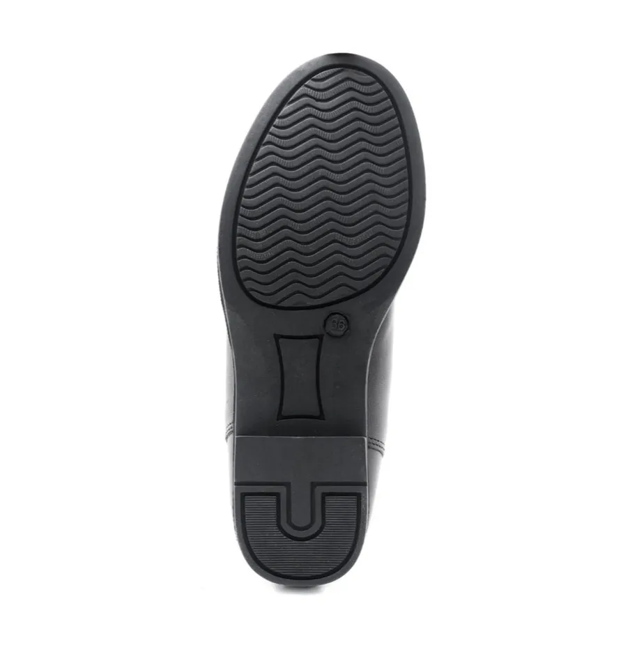 Ботинки York Negro Chelsea, кожаные черные,  34