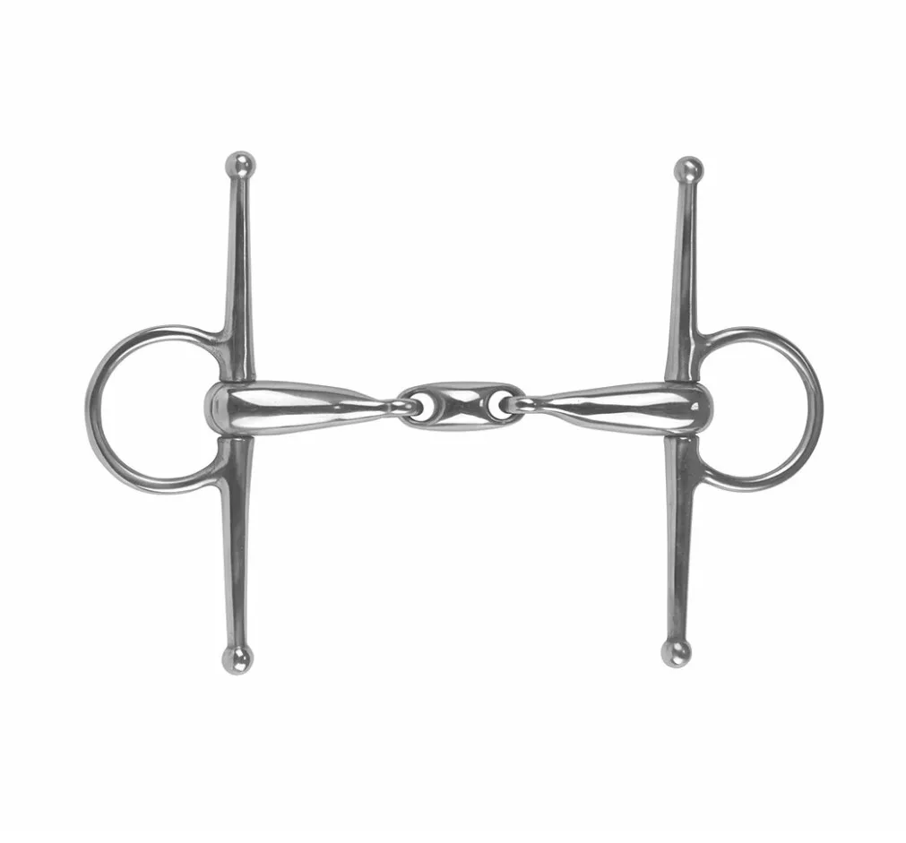 Трензель York восьмёрка дутый с усами грызло 18 мм 13,5 см