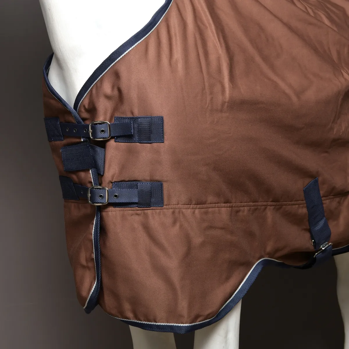 Попона денниковая FLEECE-LINED на флисе коричневый