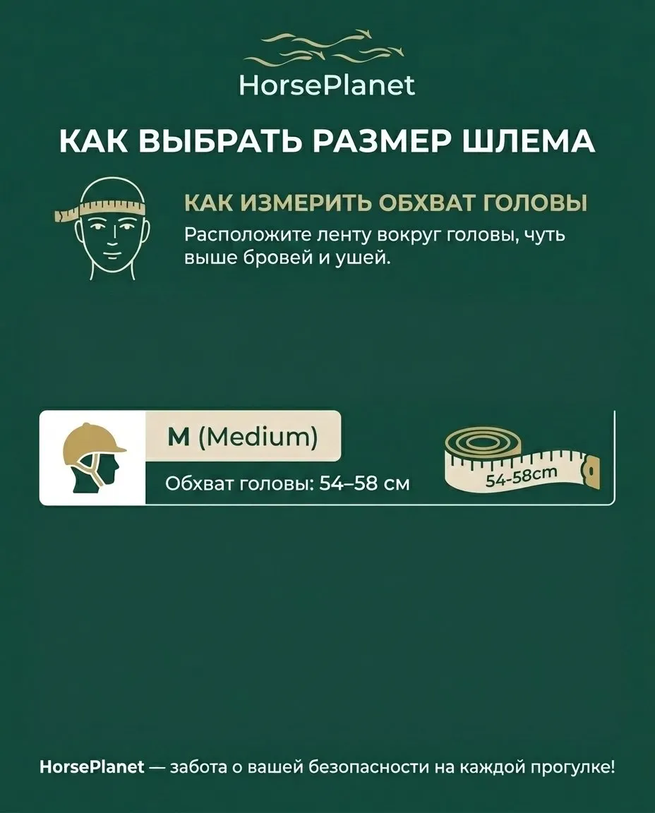 Карбоновый шлем для верховой езды Карбон HorsePlanet