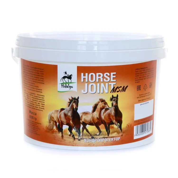 Идальго: Horse Joint +MSM, хондропротектор, 1 кг