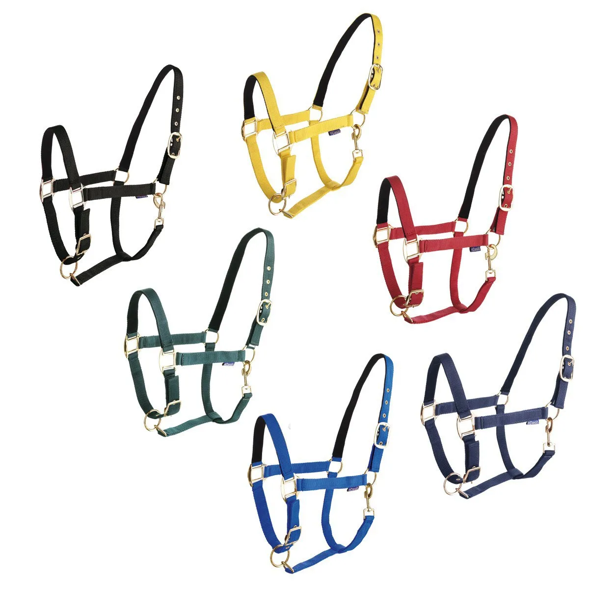 Недоуздок нейлон с подложкой Tattini зеленый FULL