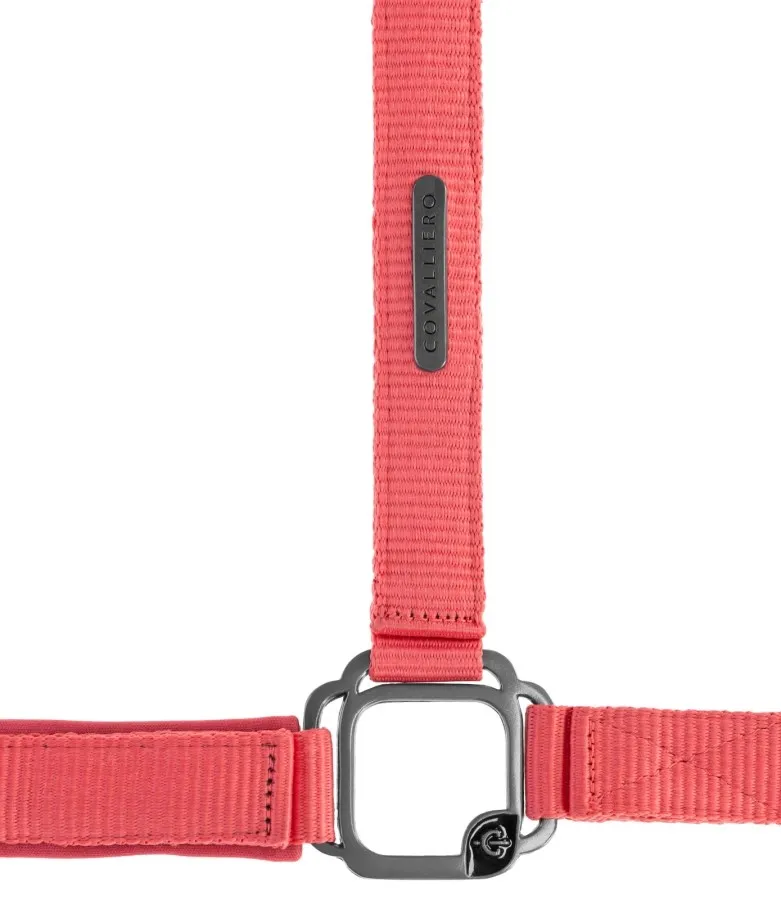 Недоуздок Covalliero c чумбуром S/S25 коралловый full