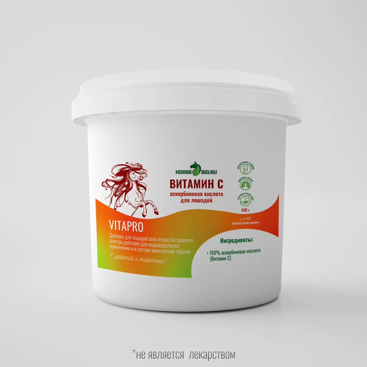 Витамин С VitaPro для лошадей, 500 г