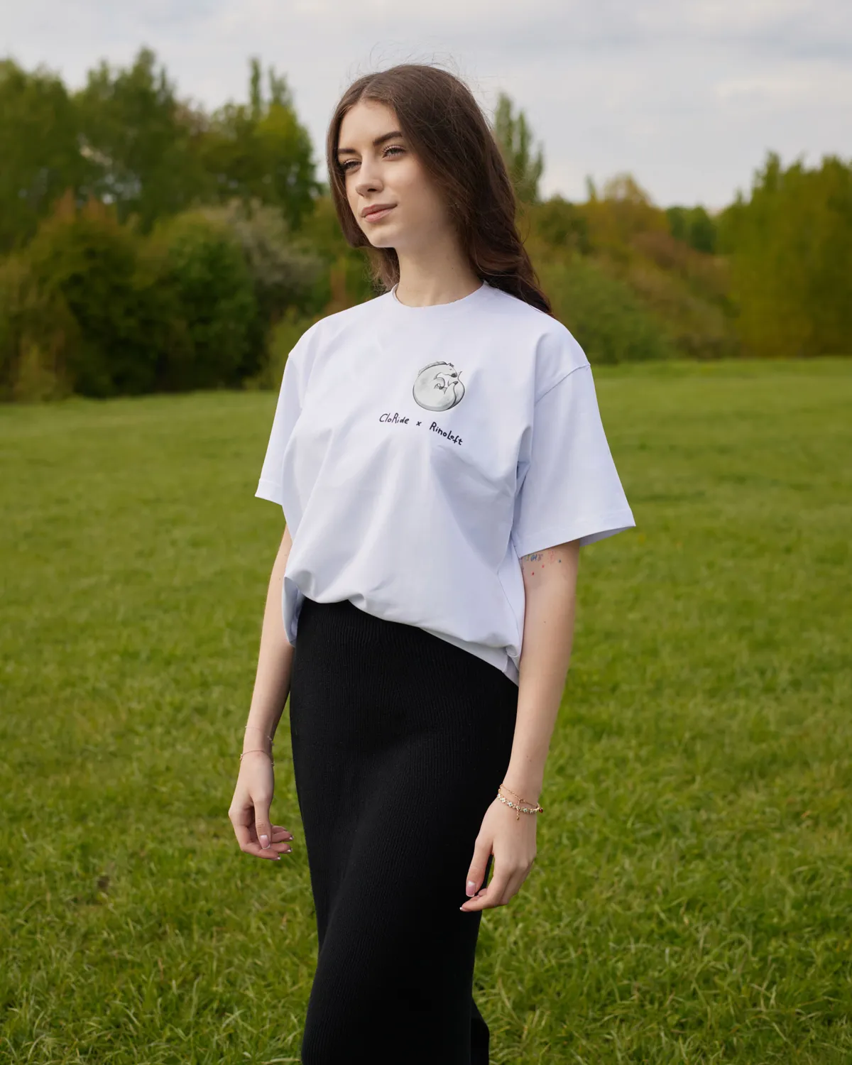 Футболка белая Gray Horse (XS)