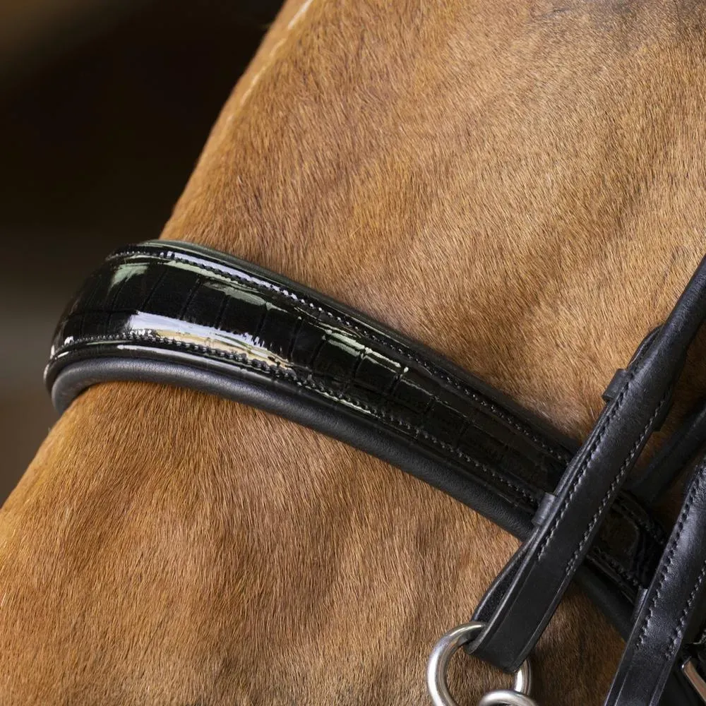 Оголовье мундштучное NORTON PRO WEYMOUTH, лаковый капсюль, full