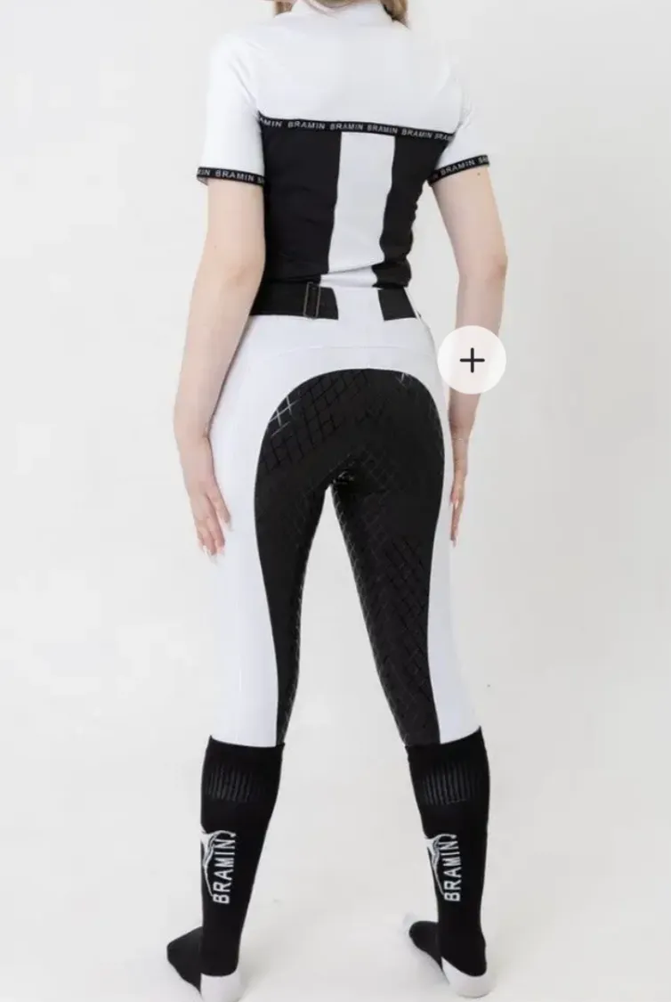 Бриджи с черной силиконовой леей BRAMIN