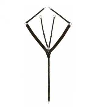 Подперсье классическое кожаное с резинками LeatherArt