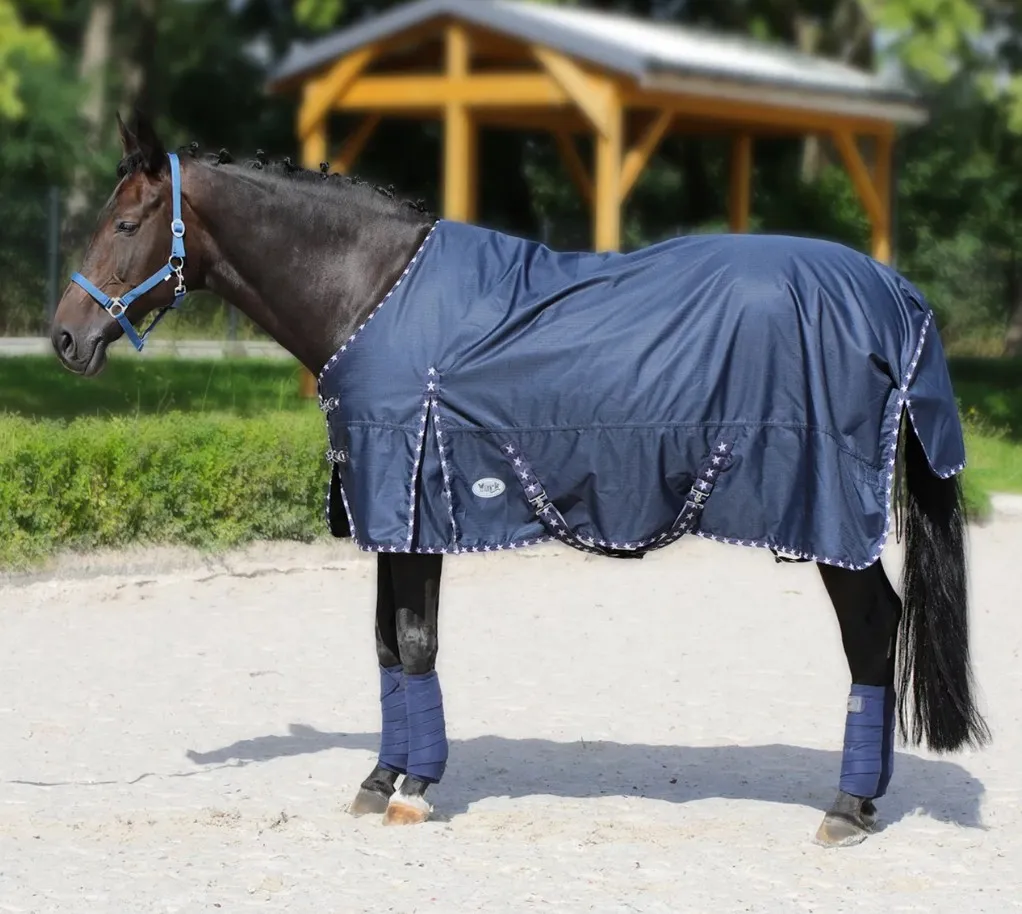 Попона York Rain Star зимняя/дождевая/100 гр темно-синий 115 см