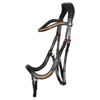 Оголовье "Anatomic Rosegold" (Черный/Розовое золото, Ful)
