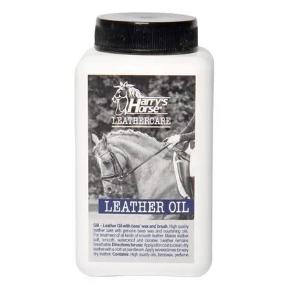 Масло для кожаных изделий с пчелиным воском и кисточкой, 500 мл