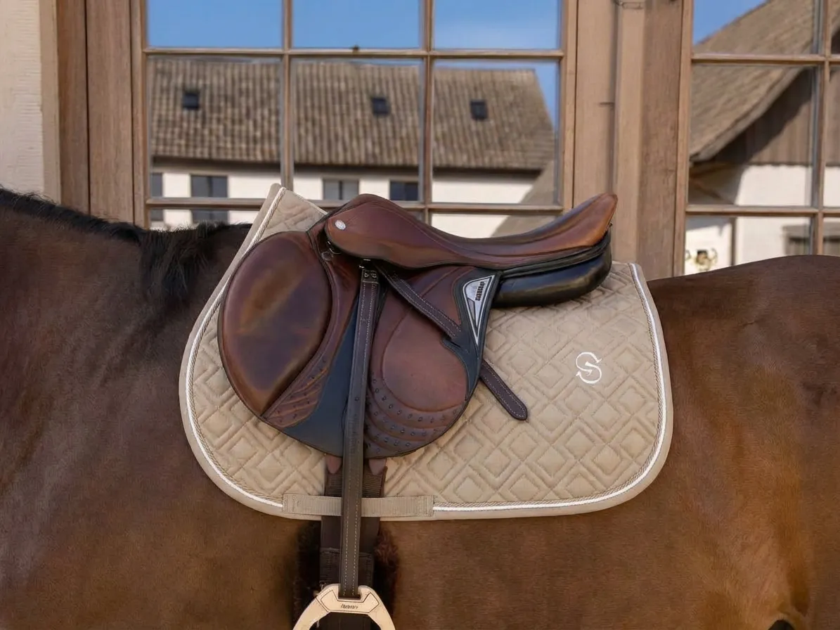 Вальтрап конкурный для конного спорта, ОколоКони, коллекция "Рабочий", цвет бежевый