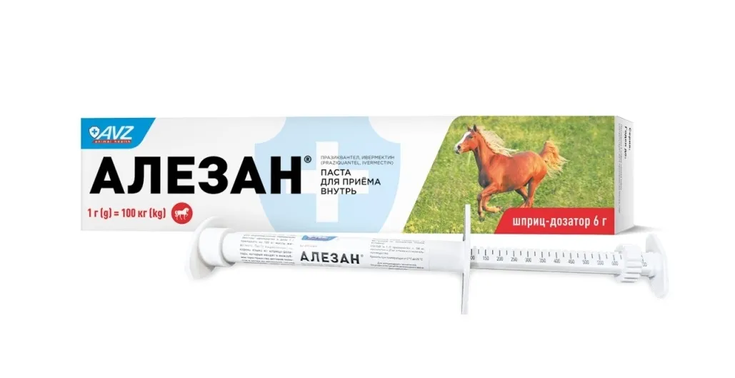 АЛЕЗАН паста глистогонная