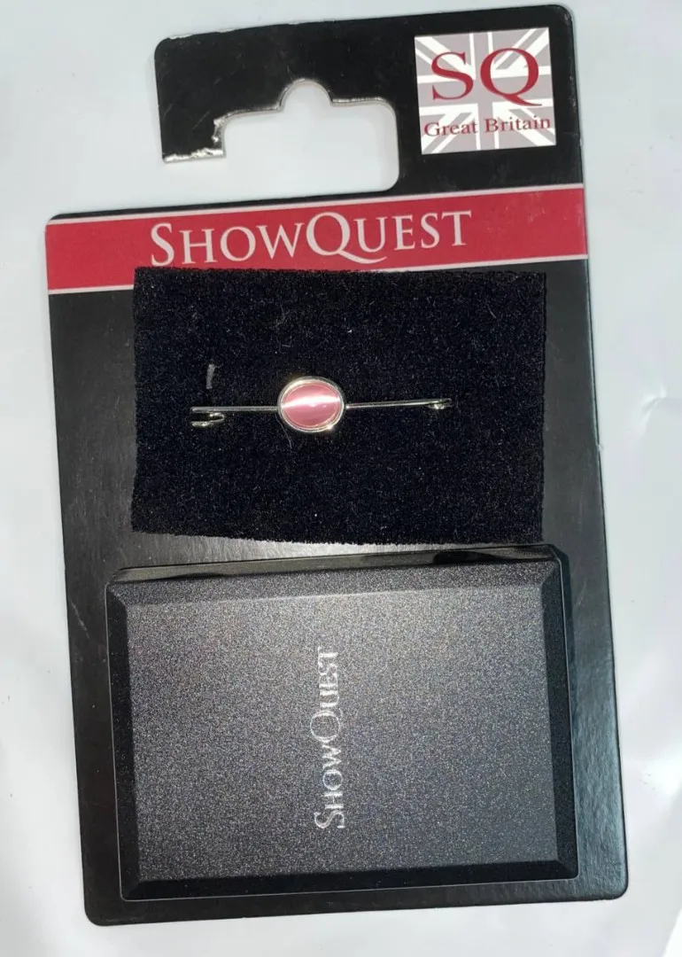 Булавка для галстука «Silver with Pale Pink»