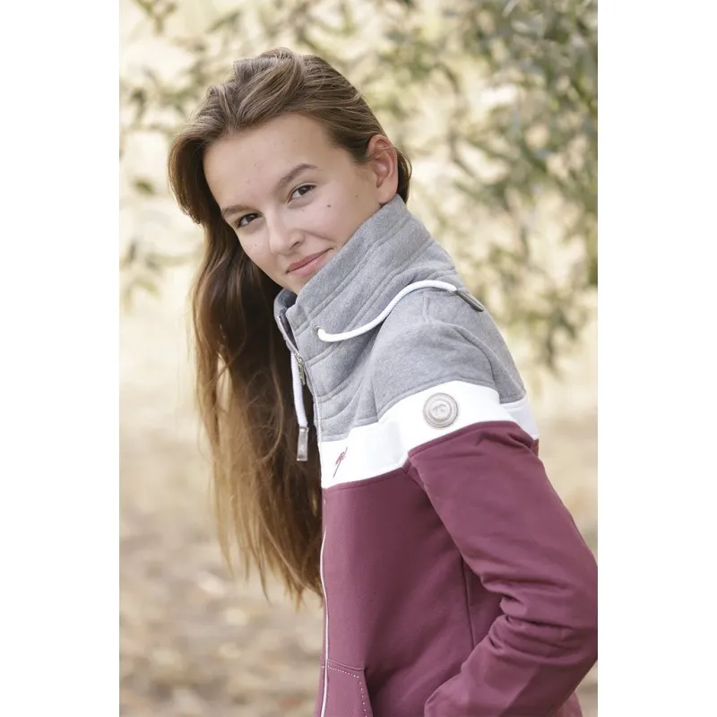 Кофта на молнии PENELOPE “Native” plum