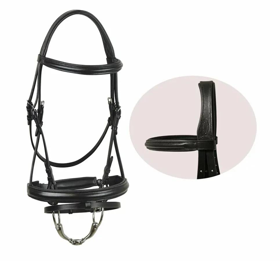 Оголовье York Livia II трензельное черное Pony