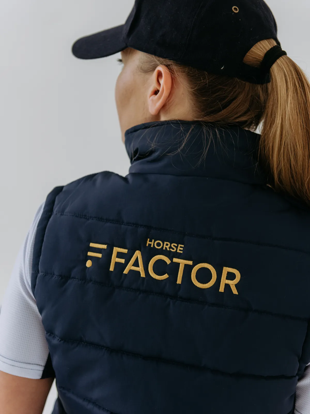 Утепленный синий жилет HorseFactor Film Collection (xl)