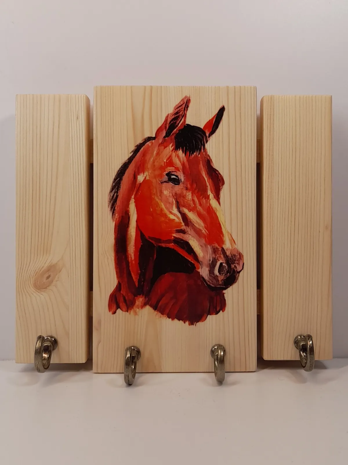 Ключница СВЕТЛОГОРЫ с красной лошадью.