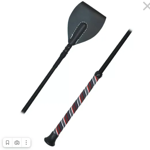 Хлыст конкурный с прорезиненной цветной ручкой