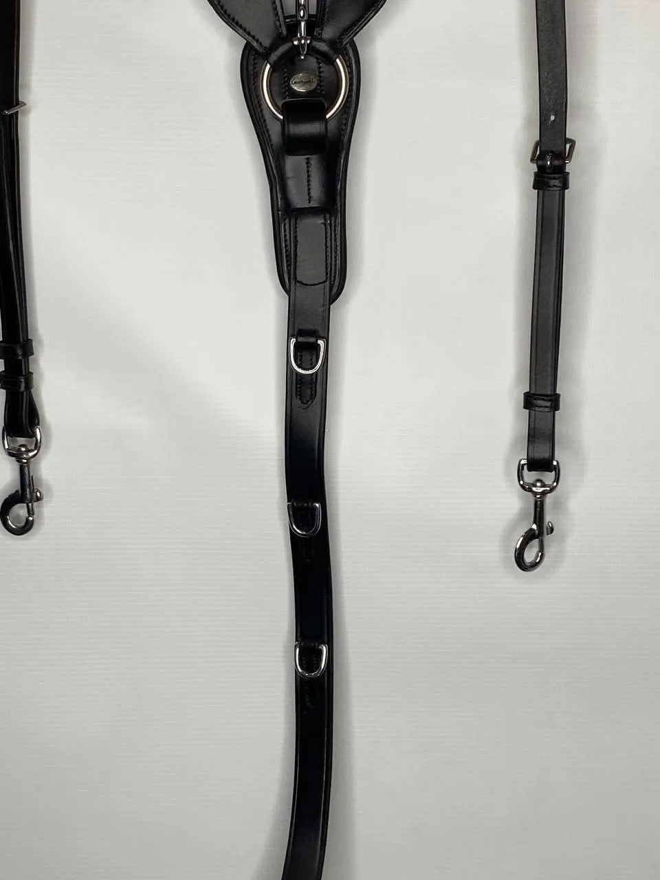 Подперсье классическое кожаное с резинками LeatherArt