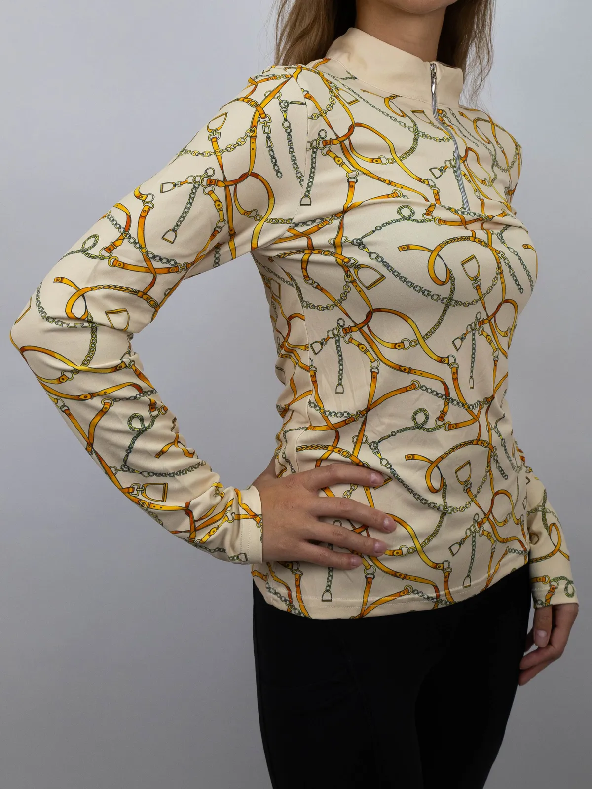 Лонгслив для верховой езды Gold