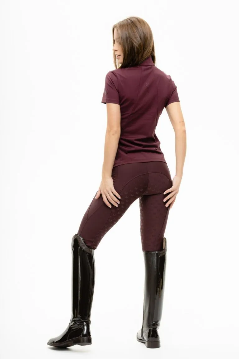 Лонгслив Manic Silhouette Short, Бордо, размер 44