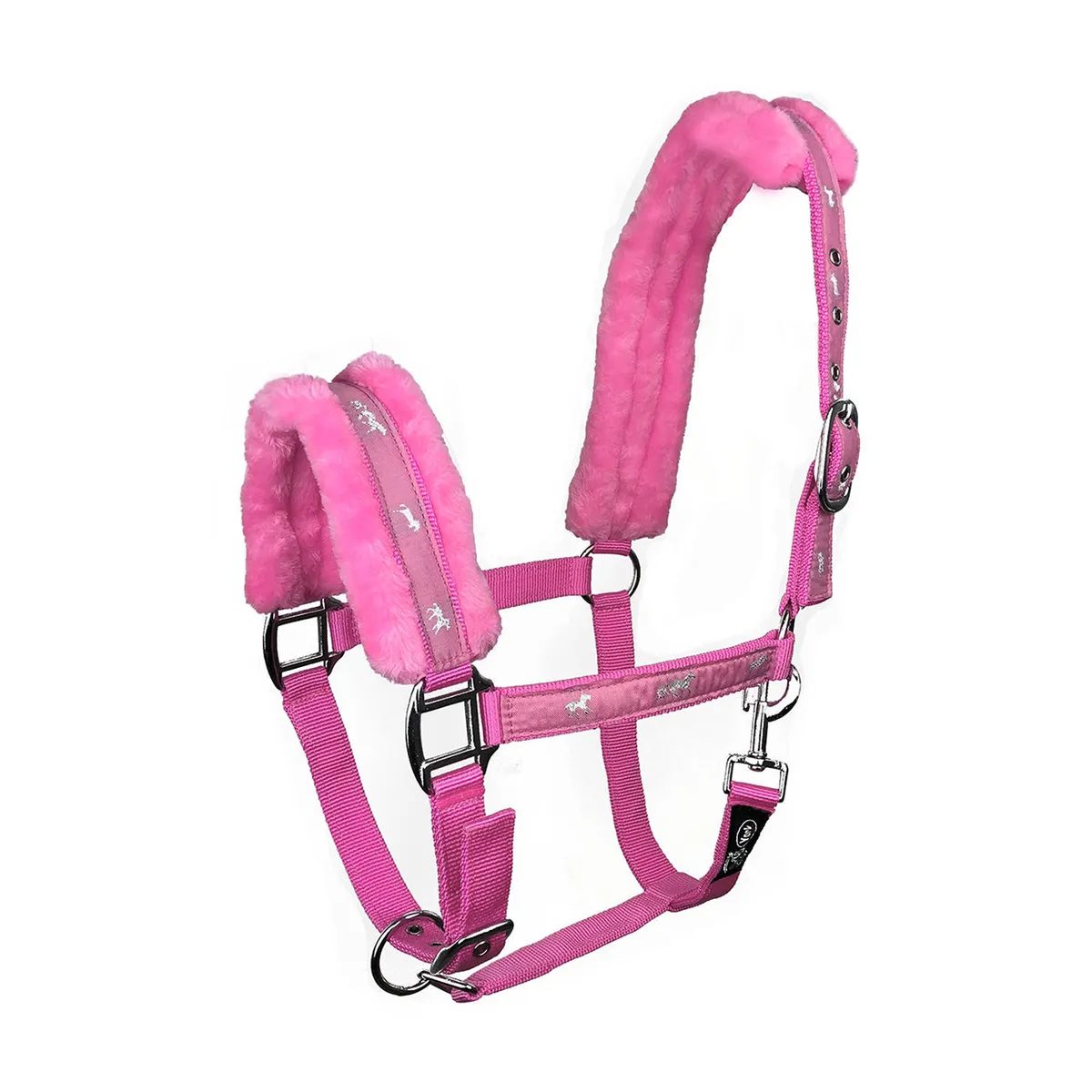 Недоуздок York Softy розовый Cob