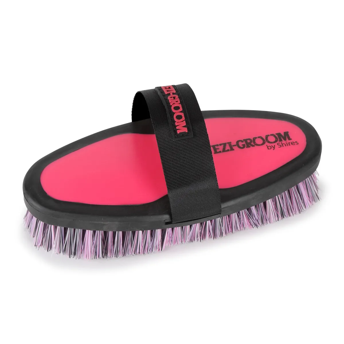 Щетка для лошади большая Ezi-Groom, розовый, L, 20см