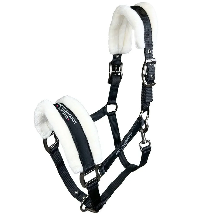 Недоуздок HE Chantal  черный Cob