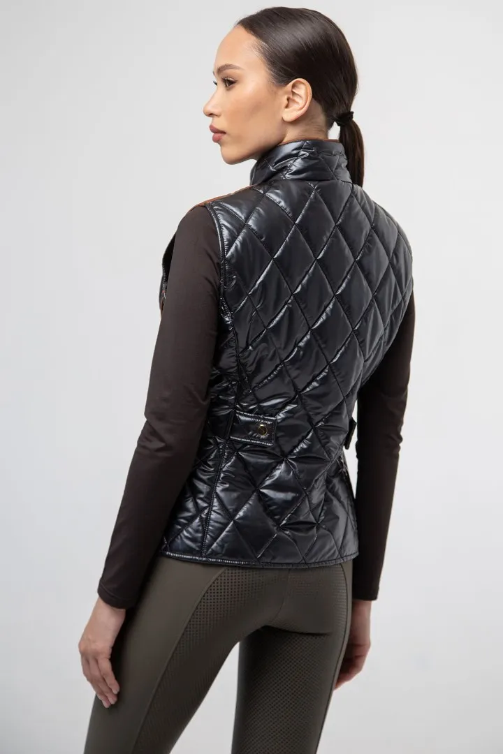 Жилетка для конного спорта, женская глянцевая