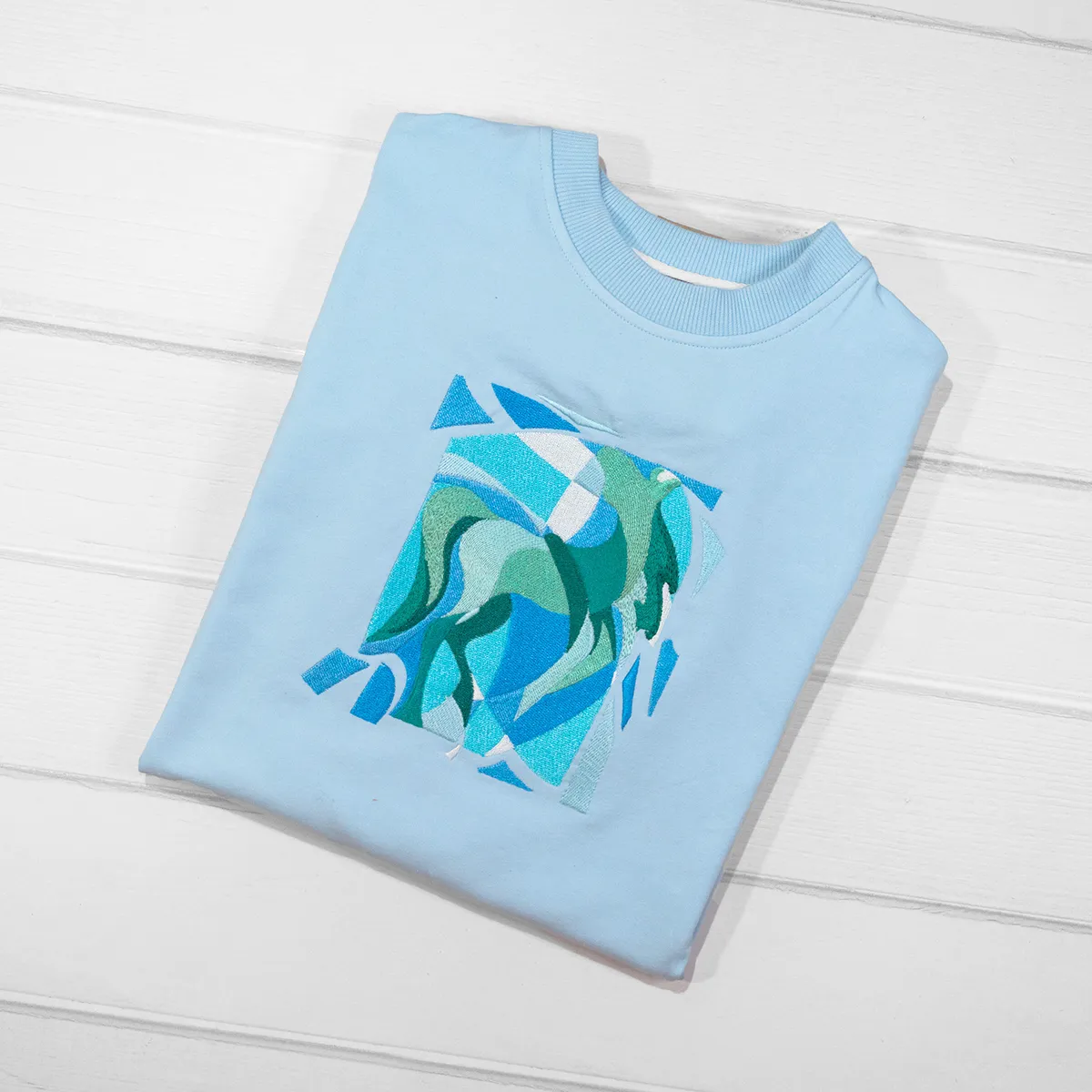 Свитшот. Vitrail. Sky. Unisex-XS