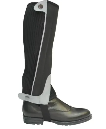 Краги детские для верховой езды искусственная замша EQUIMAN