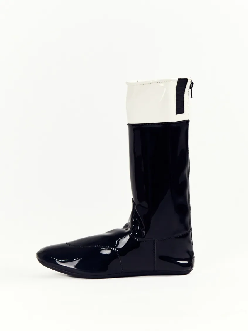 Жокейские сапоги синтетические лакированные HorsePlanet