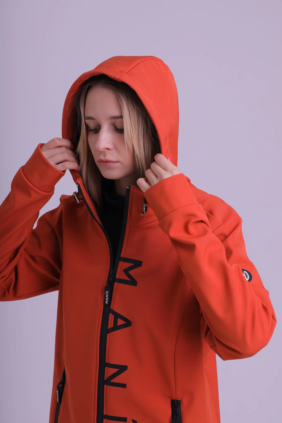 Куртка Нежный велюр (ОРАНЖЕВЫЙ, L-46)