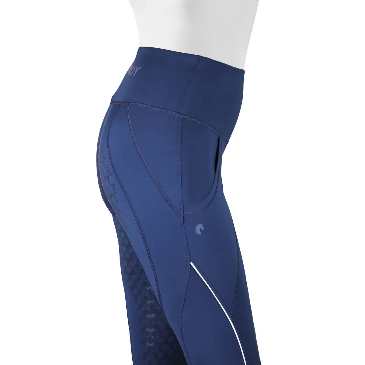 Бриджи HE  Adria с полной силиконовой леей т.синие 34