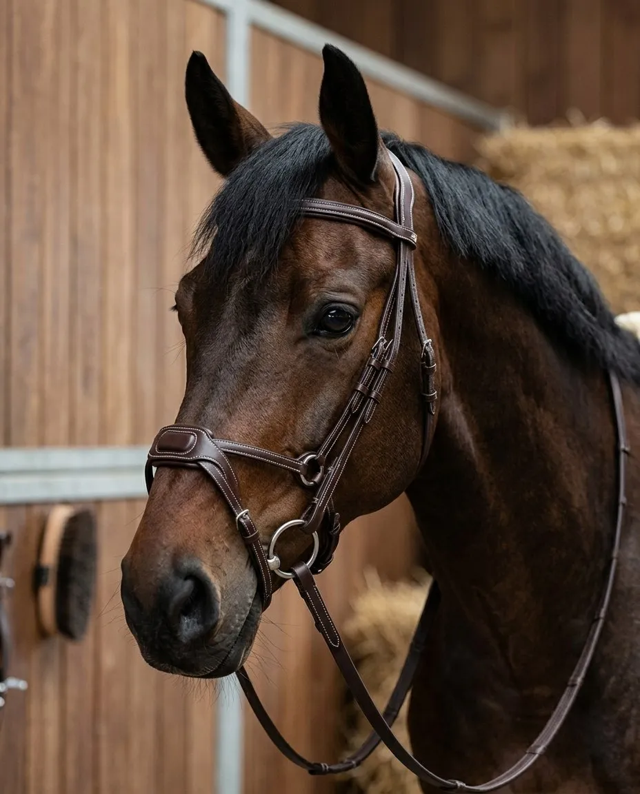 Трензельное оголовье Хелен HorsePlanet (Full, Коричневый)