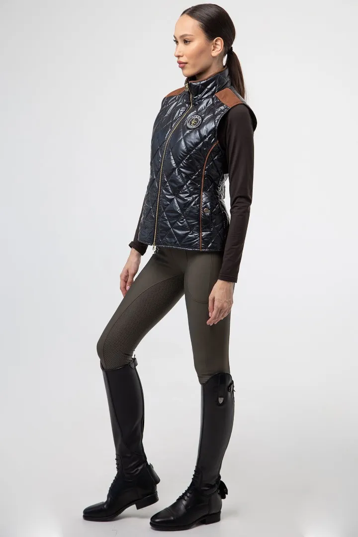 Жилетка для конного спорта, женская глянцевая