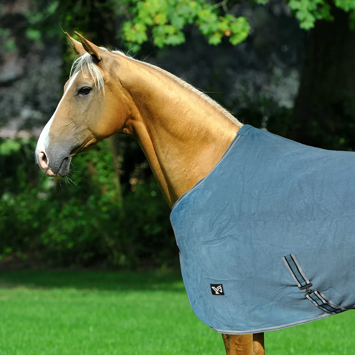 Попона York Billie флисовая с ремнями бирюзовая 125 см